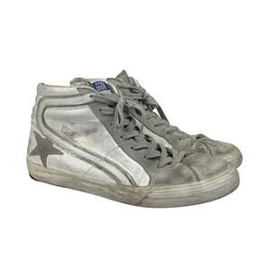Golden Goose GGDB Slide High Top Leather Sneakers Men's 43 10 Skater Streetwear